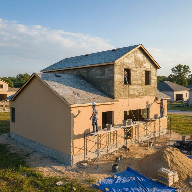 Stucco Restoration detail